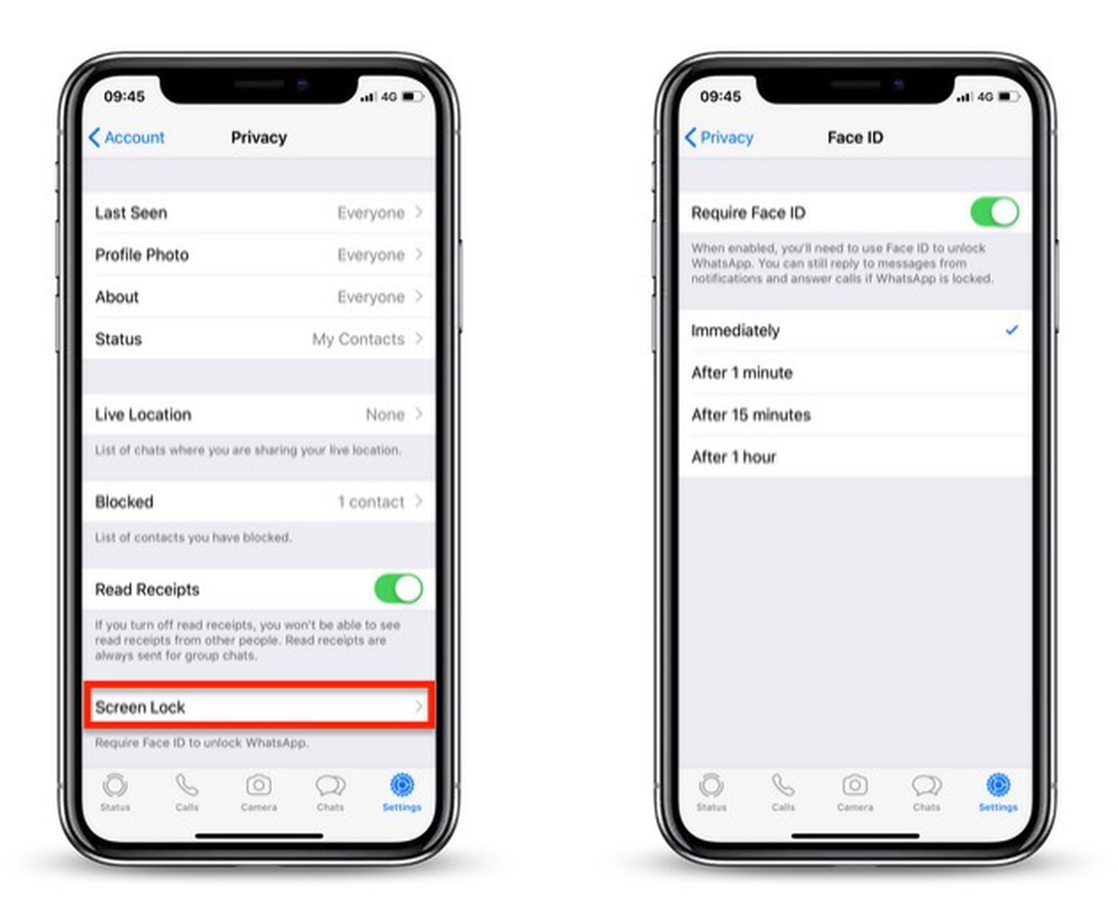 iPhone Touch Id or Face Id